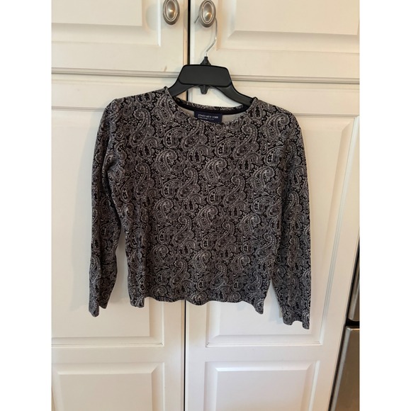Jones New York Sweaters - JONES NEW YORK Womens Long Sleeve Paisley Print Top Size M